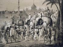 Lucknow, the Principal Street, from 'Voyages in India', 1859 (Litho)-A. Soltykoff-Mounted Giclee Print