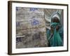 A Somali Child Covers Her Face at Dadaab Refugee Camp in Northern Kenya Monday, August 7 2006-Karel Prinsloo-Framed Photographic Print