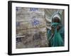 A Somali Child Covers Her Face at Dadaab Refugee Camp in Northern Kenya Monday, August 7 2006-Karel Prinsloo-Framed Photographic Print