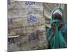 A Somali Child Covers Her Face at Dadaab Refugee Camp in Northern Kenya Monday, August 7 2006-Karel Prinsloo-Mounted Photographic Print