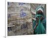 A Somali Child Covers Her Face at Dadaab Refugee Camp in Northern Kenya Monday, August 7 2006-Karel Prinsloo-Framed Photographic Print