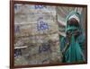 A Somali Child Covers Her Face at Dadaab Refugee Camp in Northern Kenya Monday, August 7 2006-Karel Prinsloo-Framed Photographic Print