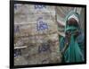 A Somali Child Covers Her Face at Dadaab Refugee Camp in Northern Kenya Monday, August 7 2006-Karel Prinsloo-Framed Photographic Print