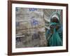 A Somali Child Covers Her Face at Dadaab Refugee Camp in Northern Kenya Monday, August 7 2006-Karel Prinsloo-Framed Photographic Print