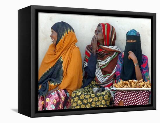 A Somali Woman in Hargeisa, Somalia-null-Framed Stretched Canvas