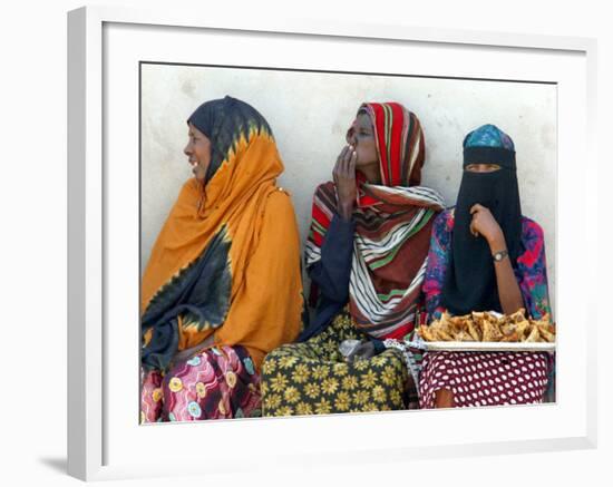 A Somali Woman in Hargeisa, Somalia-null-Framed Photographic Print