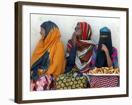 A Somali Woman in Hargeisa, Somalia-null-Framed Photographic Print