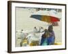 A Somaliland Woman Waits for Customers, in Hargeisa, Somalia September 27, 2006-Sayyid Azim-Framed Photographic Print