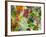 A Sombre Hummingbird, Aphantochroa Cirrochloris, Mid Flight Feeding from a Flower-Alex Saberi-Framed Photographic Print