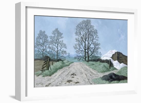 A Somerset Lane, 1967-Tristram Paul Hillier-Framed Giclee Print