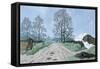 A Somerset Lane, 1967-Tristram Paul Hillier-Framed Stretched Canvas