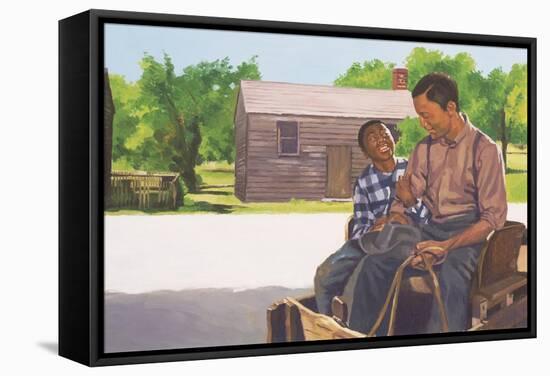 A Son's Comfort, 2003-Colin Bootman-Framed Stretched Canvas