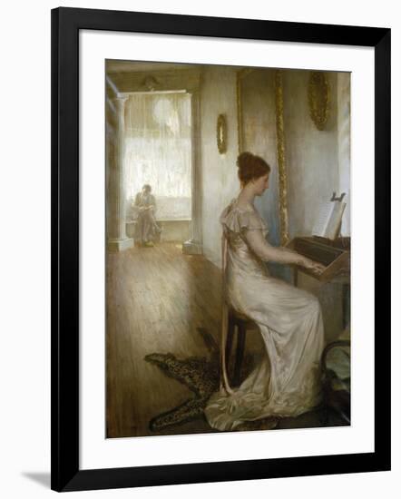 A Sonata of Beethoven, C1868-1918-Alfred Edward Emslie-Framed Giclee Print