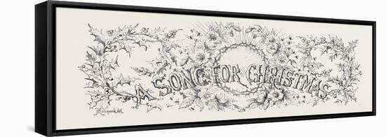 A Song for Christmas-null-Framed Stretched Canvas