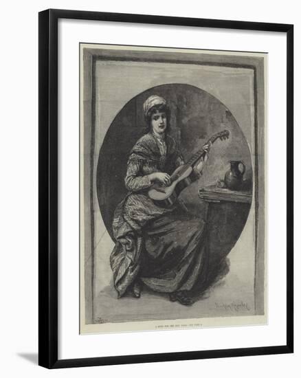 A Song for the New Year-Davidson Knowles-Framed Giclee Print