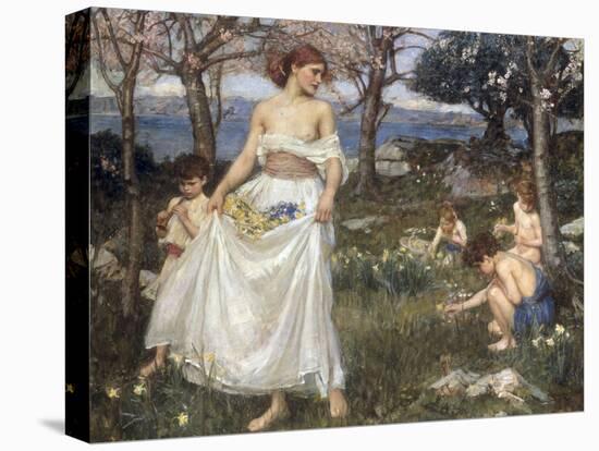A Song of Springtime, 1913-John William Waterhouse-Stretched Canvas
