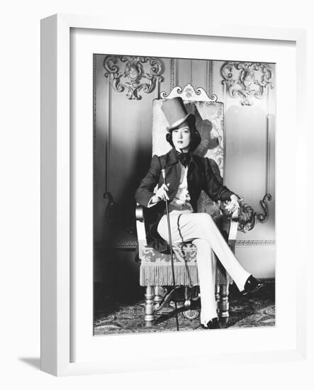 A Song to Remember, Merle Oberon as George Sand, 1945-null-Framed Photo