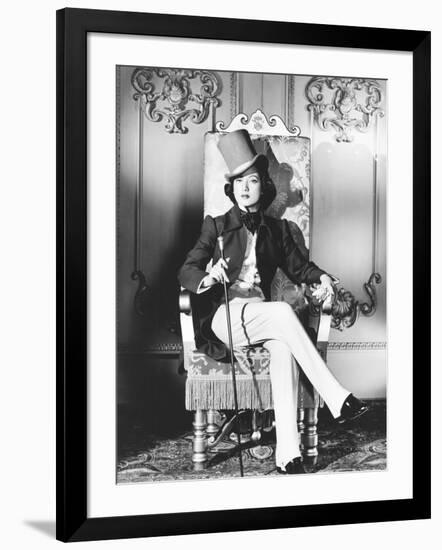 A Song to Remember, Merle Oberon as George Sand, 1945-null-Framed Photo