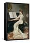 A Song Without Words, 1880-George Hamilton Barrable-Framed Stretched Canvas