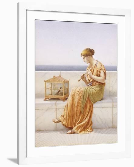 A Song Without Words, 1919-John William Godward-Framed Giclee Print