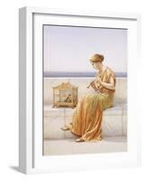 A Song Without Words, 1919-John William Godward-Framed Giclee Print