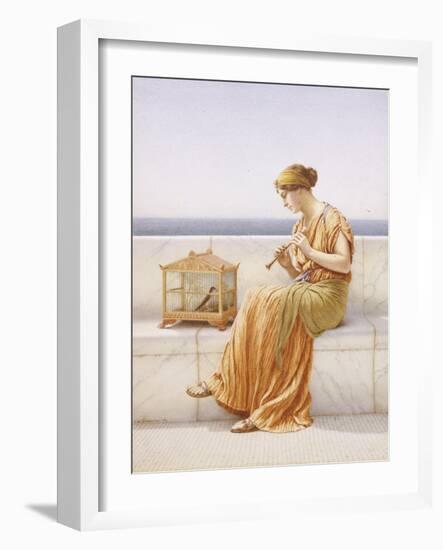 A Song Without Words, 1919-John William Godward-Framed Giclee Print