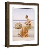 A Song Without Words, 1919-John William Godward-Framed Giclee Print