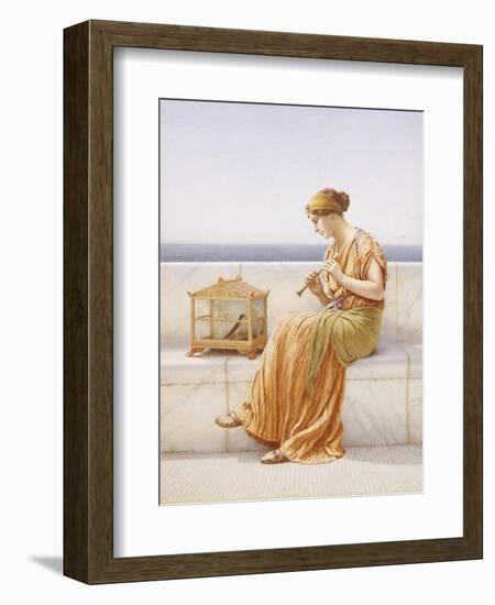 A Song Without Words, 1919-John William Godward-Framed Giclee Print