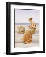 A Song Without Words, 1919-John William Godward-Framed Giclee Print