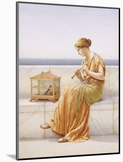 A Song Without Words, 1919-John William Godward-Mounted Giclee Print