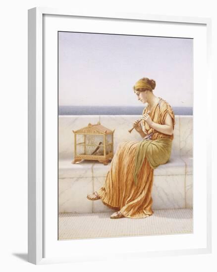 A Song Without Words, 1919-John William Godward-Framed Giclee Print