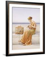 A Song Without Words, 1919-John William Godward-Framed Giclee Print