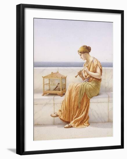 A Song Without Words, 1919-John William Godward-Framed Giclee Print