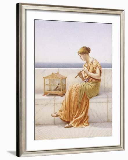 A Song Without Words, 1919-John William Godward-Framed Giclee Print