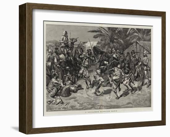 A Soudanese Marriage Dance-Charles Edwin Fripp-Framed Giclee Print