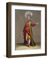 A Soulak, Plate 17-Jean Baptiste Vanmour-Framed Giclee Print