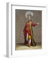 A Soulak, Plate 17-Jean Baptiste Vanmour-Framed Giclee Print