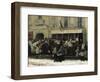 A Soup Kitchen During the Siege of Paris, after 1870-Henri Pille-Framed Giclee Print