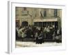 A Soup Kitchen During the Siege of Paris, after 1870-Henri Pille-Framed Giclee Print