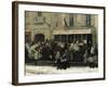 A Soup Kitchen During the Siege of Paris, after 1870-Henri Pille-Framed Giclee Print