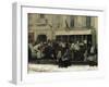 A Soup Kitchen During the Siege of Paris, after 1870-Henri Pille-Framed Giclee Print