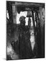 A South African Gas Alarm-Post Trench Sentry: Striking the Bell to Give Warning-null-Mounted Giclee Print
