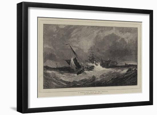 A South-East Gale in the Channel-Edwin Hayes-Framed Giclee Print