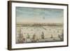 A south east view of the great town of Boston in New England in America, 1730-60-John Carwitham-Framed Giclee Print