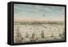 A south east view of the great town of Boston in New England in America, 1730-60-John Carwitham-Framed Stretched Canvas