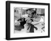 A South Vietnamese Father Carries His Son and a Bag of Household Possessions-null-Framed Photographic Print