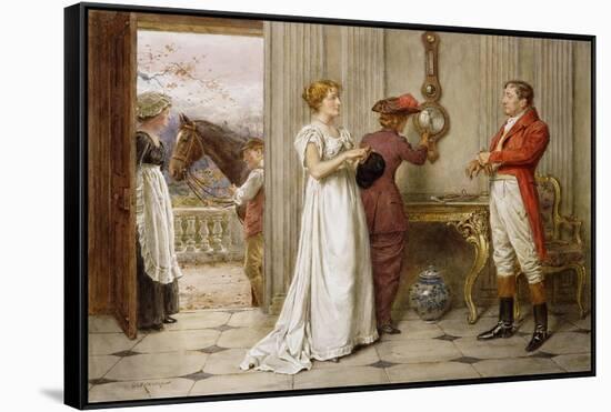 A Southerly Wind and a Cloudy Sky-George Goodwin Kilburne-Framed Stretched Canvas