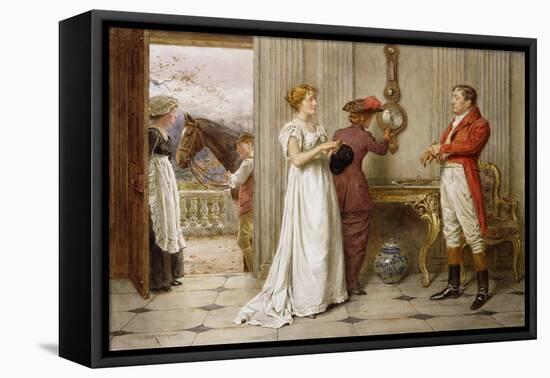 A Southerly Wind and a Cloudy Sky-George Goodwin Kilburne-Framed Stretched Canvas