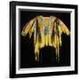 A Southern Cheyenne Quilled and Fringed Hide Warrior's Shirt-null-Framed Giclee Print