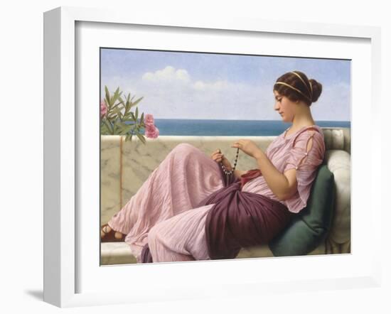 A Souvenir, 1920-John William Godward-Framed Giclee Print